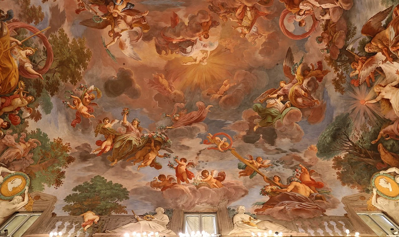Soffitto del Casino of Villa Borghese, Rome - dettaglio